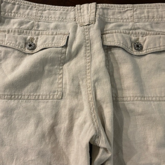 Periscope low rise linen capris size 7 - Picture 5 of 6